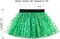 Seasons Women St Patricks Day Shamrock Tutu Skirt, One Size W41249 Green